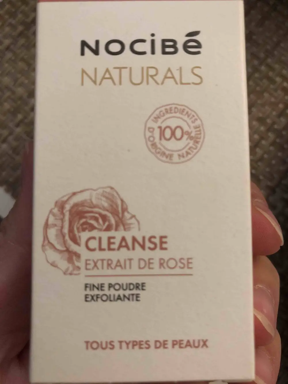 NOCIBÉ - Naturals cleanse extrait de rose - Fine poudre exfoliante