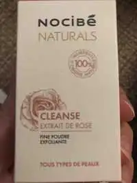 NOCIBÉ - Naturals cleanse extrait de rose - Fine poudre exfoliante