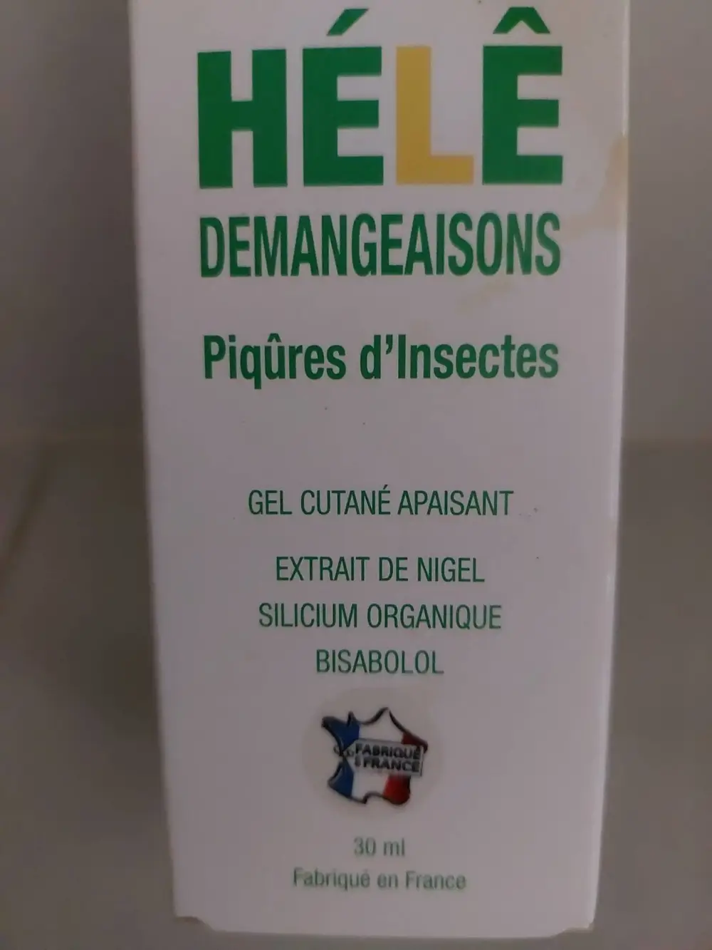 HELE - Démangeaisons - Gel cutané apaisant 