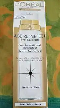 L'ORÉAL - Age re-perfect - Soin reconstituant sublimateur
