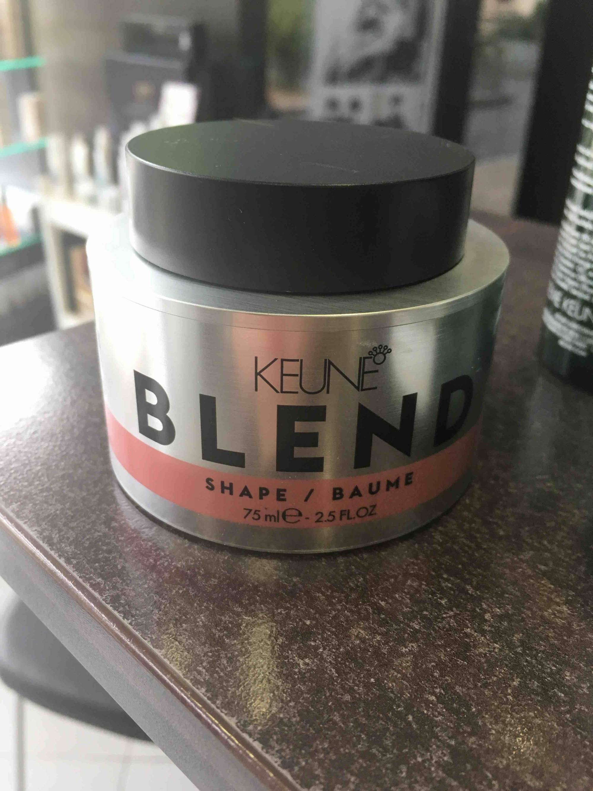KEUNE - Blend shape - Baume