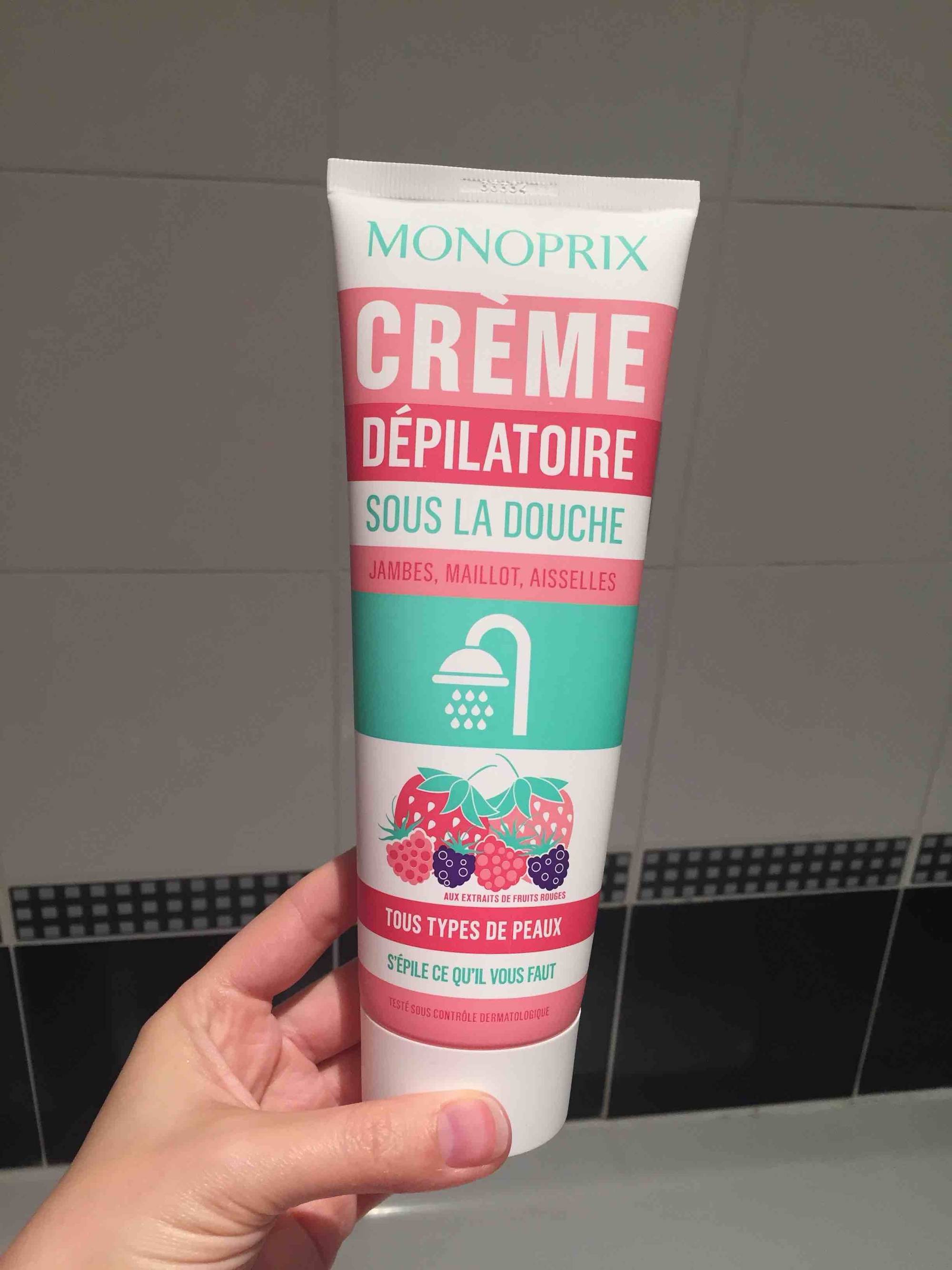 MONOPRIX - Crème dépilatoire sous la douche