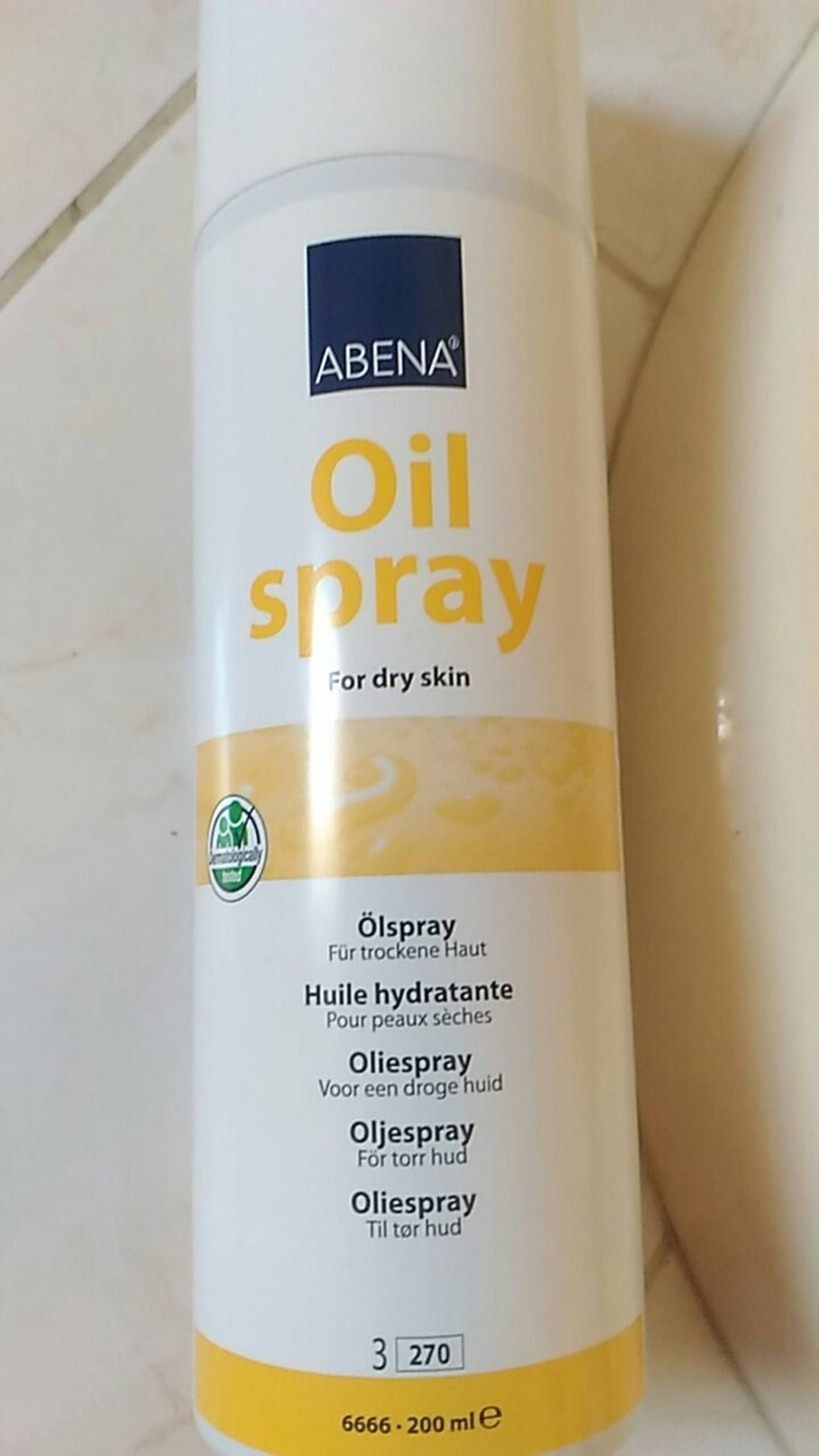 ABENA - Oil spray - Huile hydratante