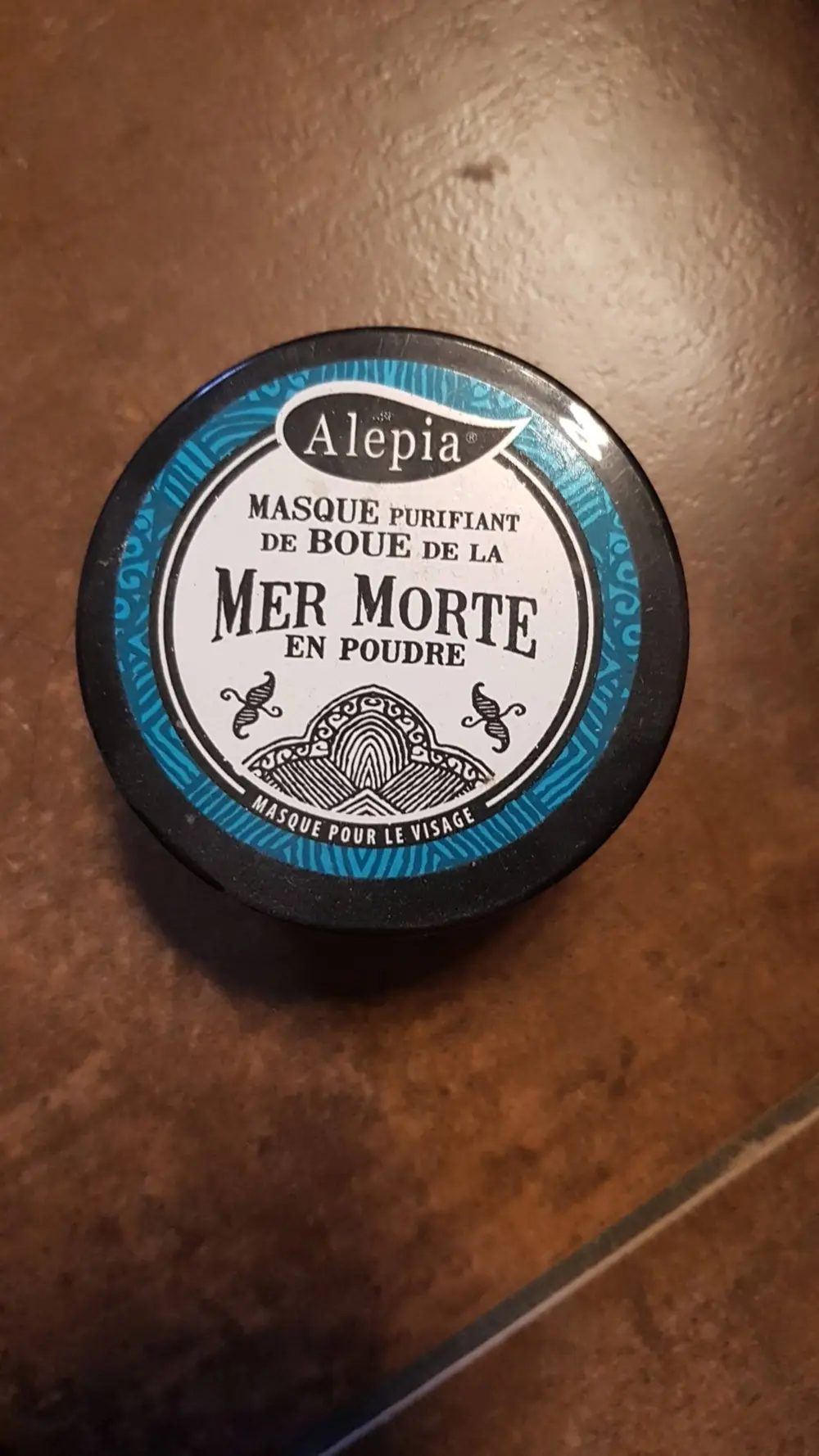 ALEPIA - Masque purifiant de boue de la mer morte en poudre