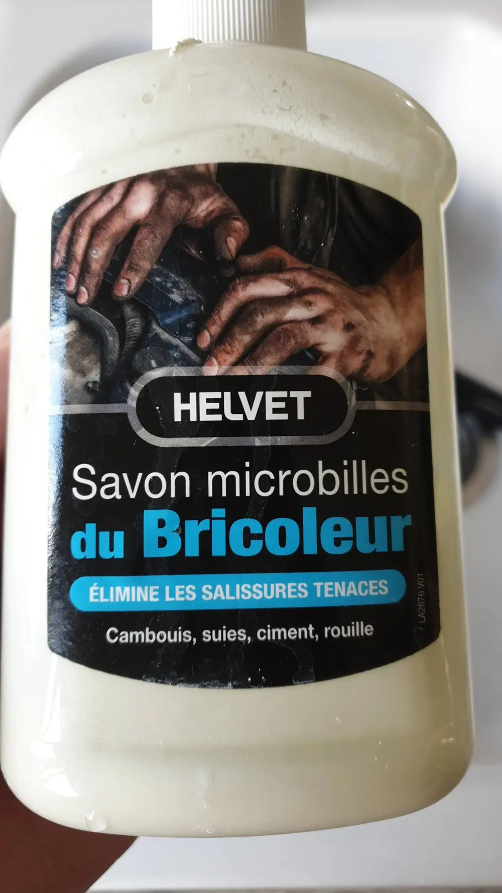 HELVET - Savon microbilles du bricoleur