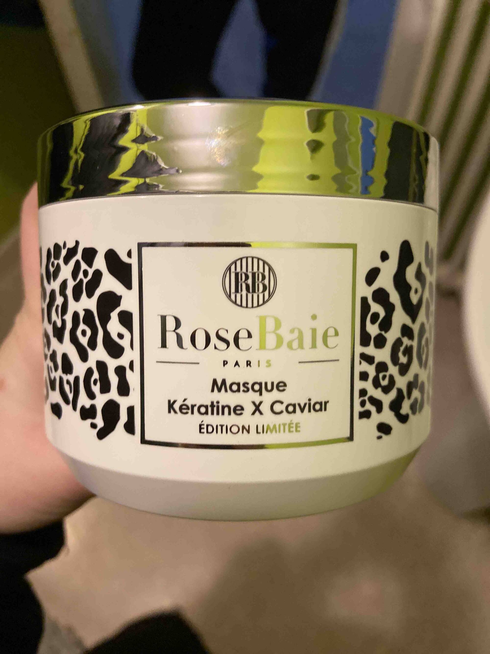 ROSEBAIE - Masque kératine X caviar
