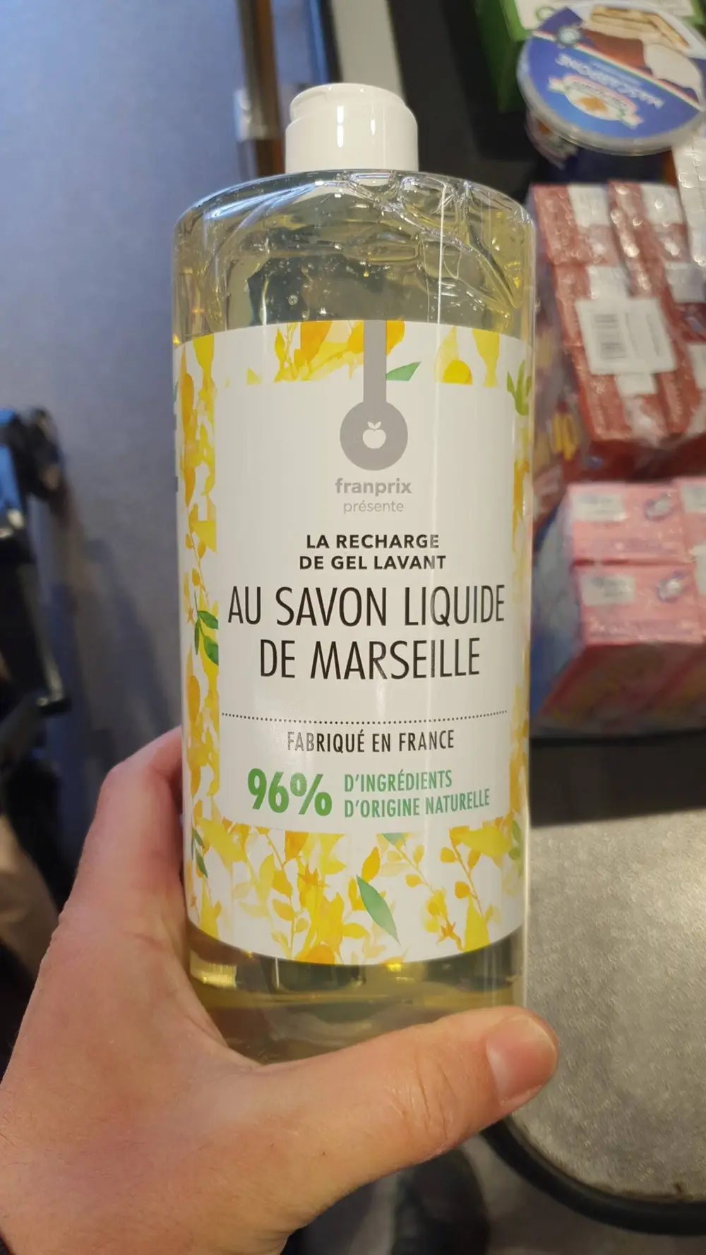 FRANPRIX - La recharge de gel lavant au savon liquide de Marseille