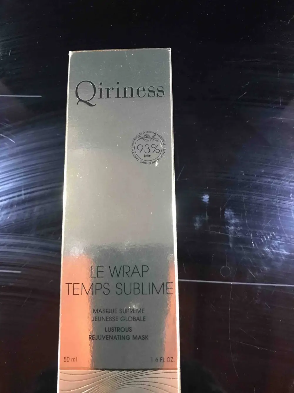 QIRINESS - Le wrap temps sublime - Masque suprême jeunesse globale