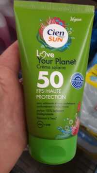 CIEN - Love Your Planet - Crème solaire 50 FPS haute protection
