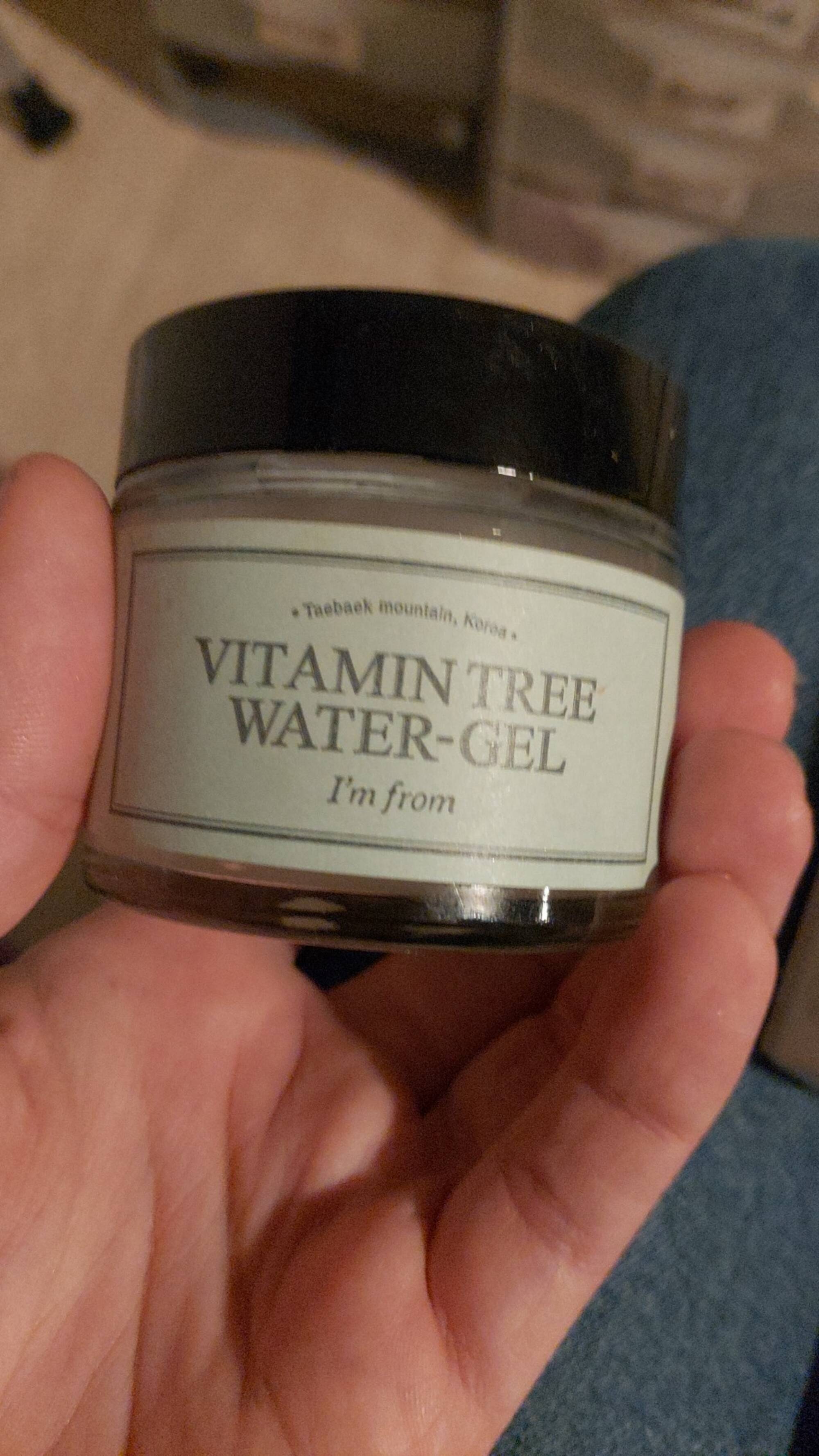 I'M FROM - Vitamin tree water gel - Gel crème pour visage