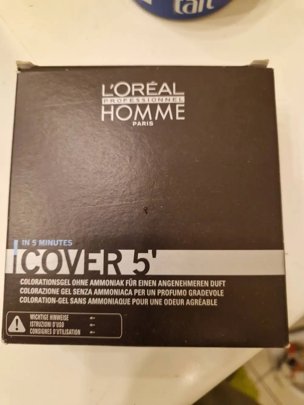 L'ORÉAL PROFESSIONNEL - Cover 5' homme - Coloration-gel