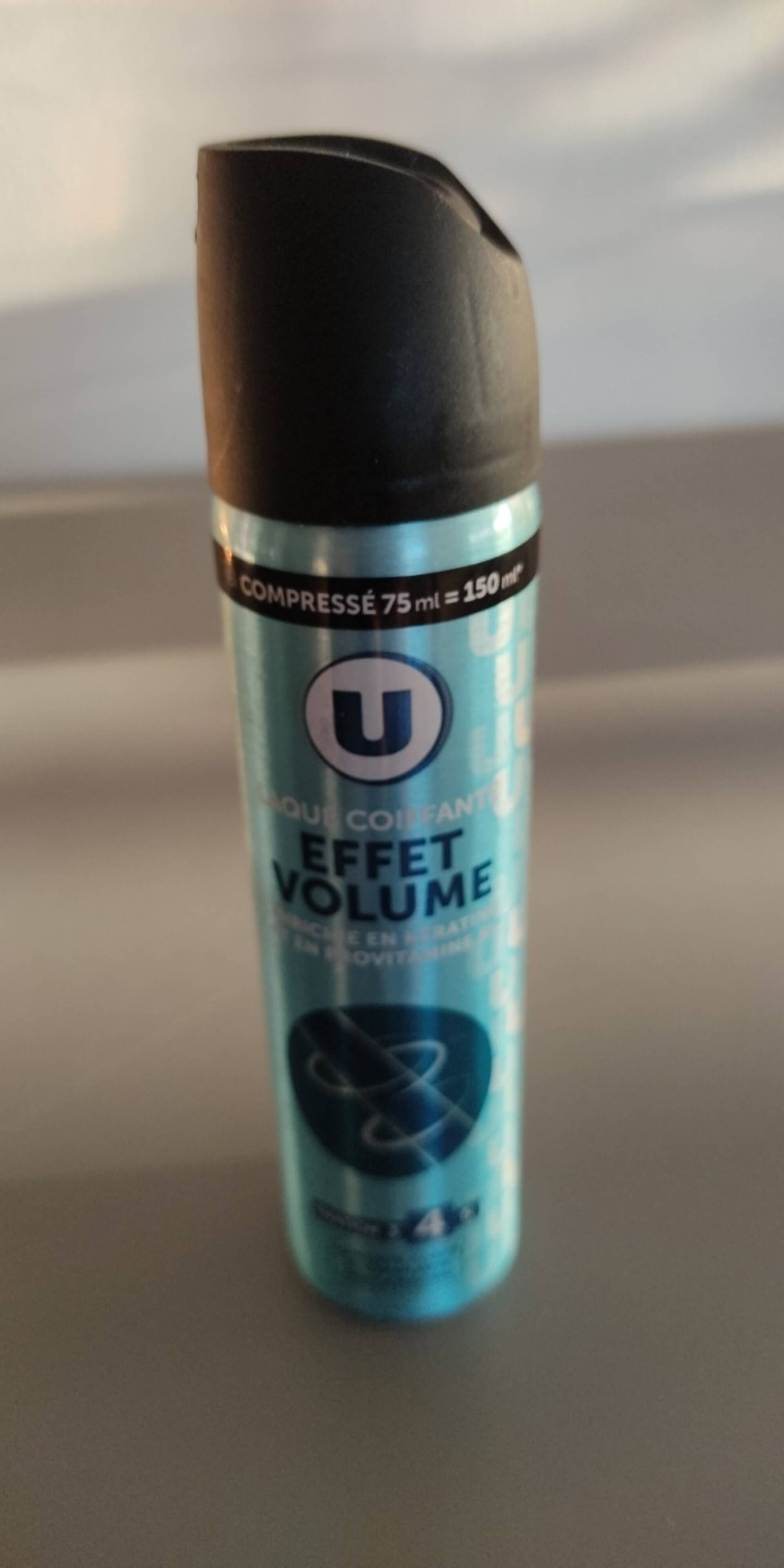 U - Effet volume - Laque coiffante