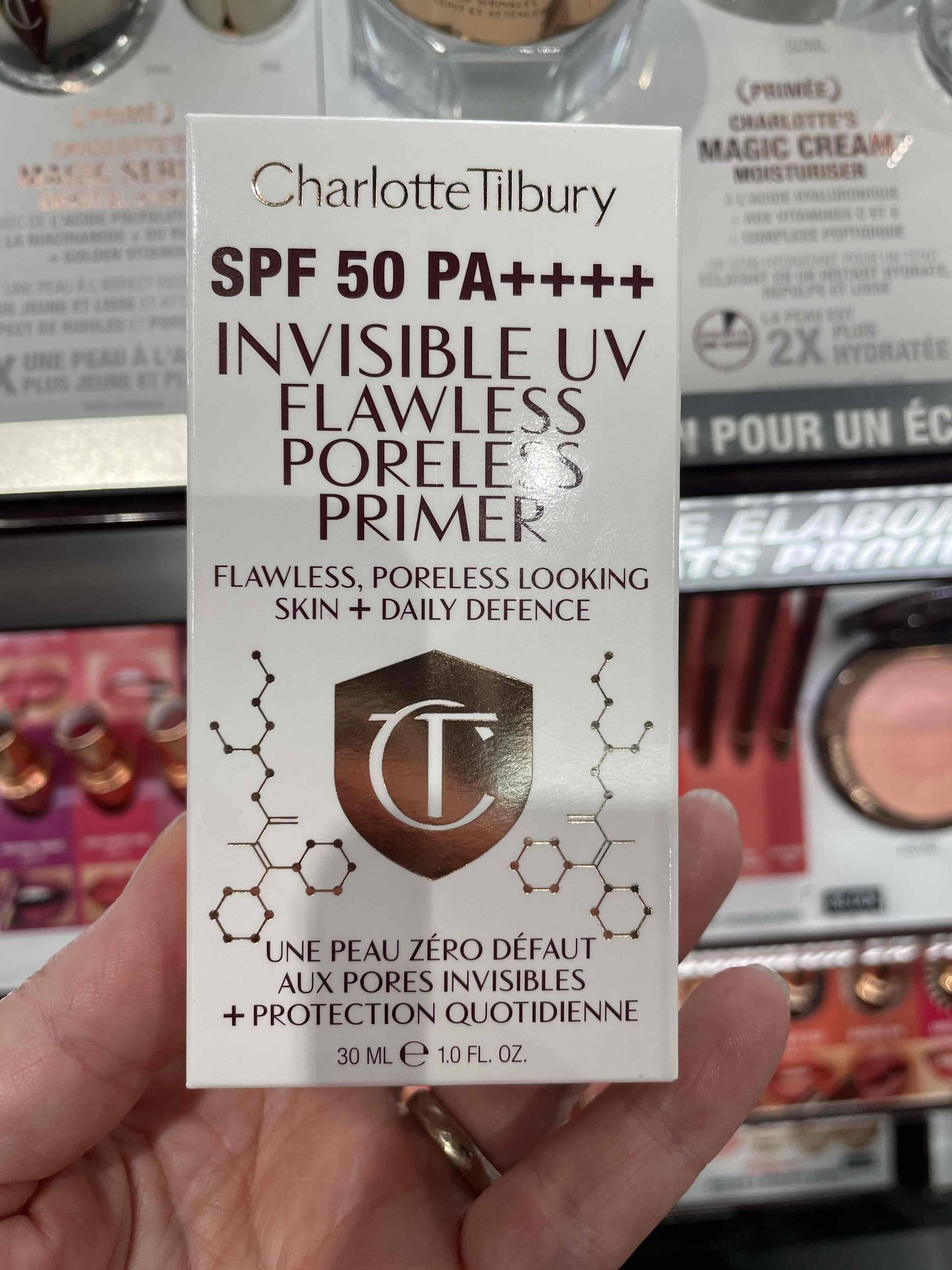 CHARLOTTE TILBURY - Invisible UV flawless poreless primer SPF 50+