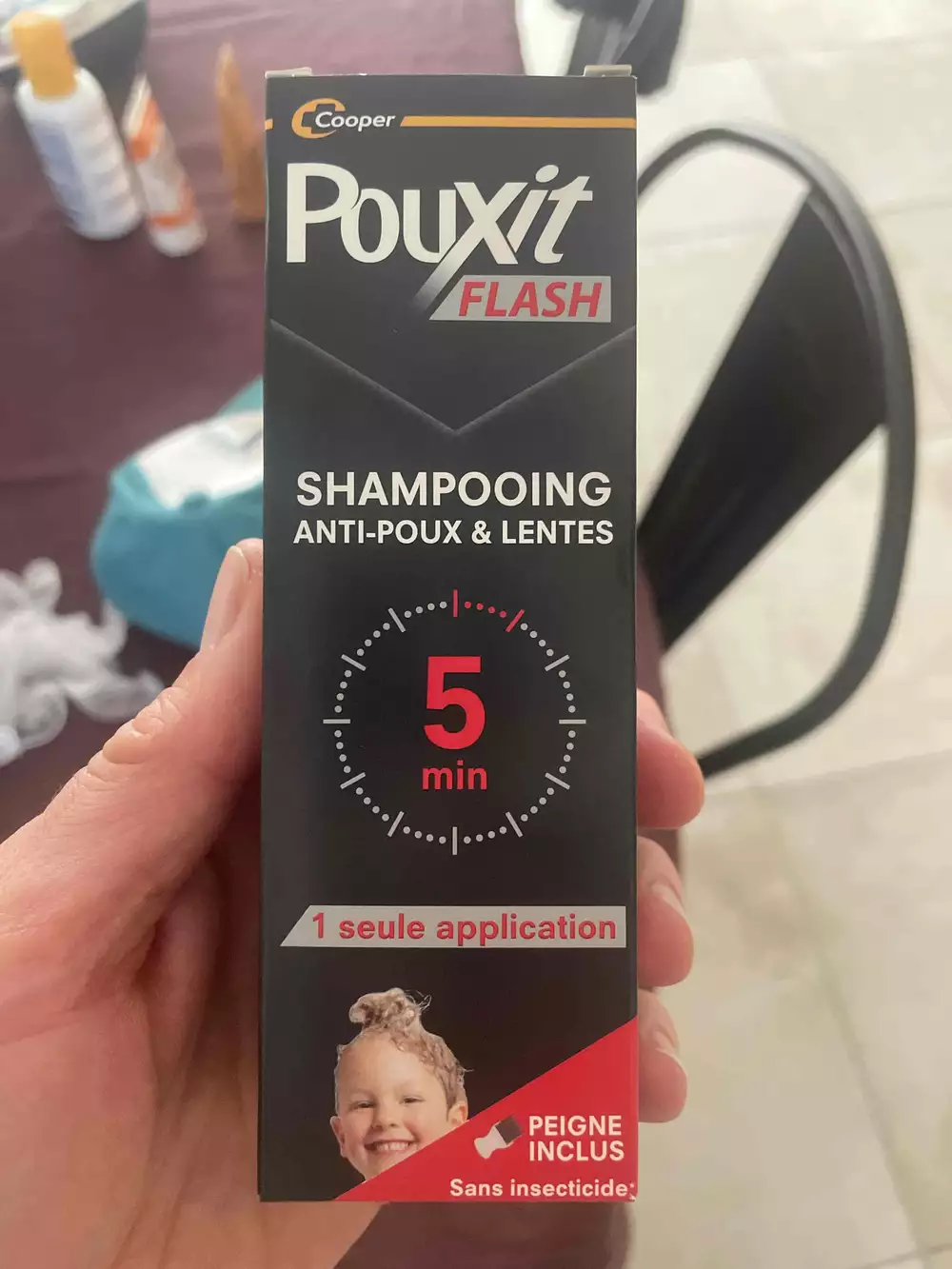 COOPER - Pouxit flash - Shampooing anti-poux & lentes