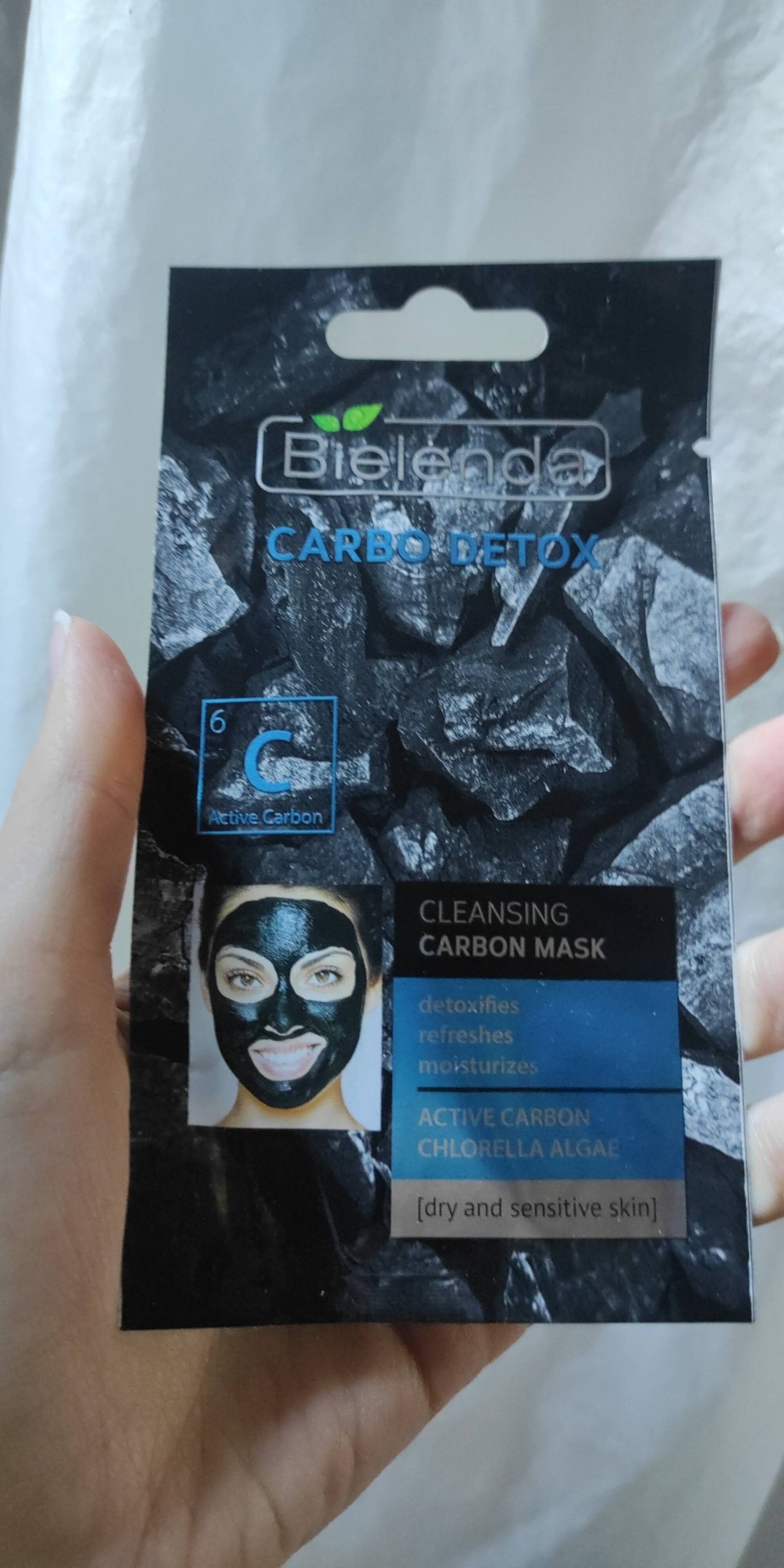 BIELENDA - Carbo detox - Cleansing carbon mask