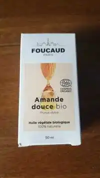 FOUCAUD PARIS - Huile végétale amande douce bio 