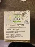 SO'BIO ÉTIC - Précieux argan - Crème anti-âge