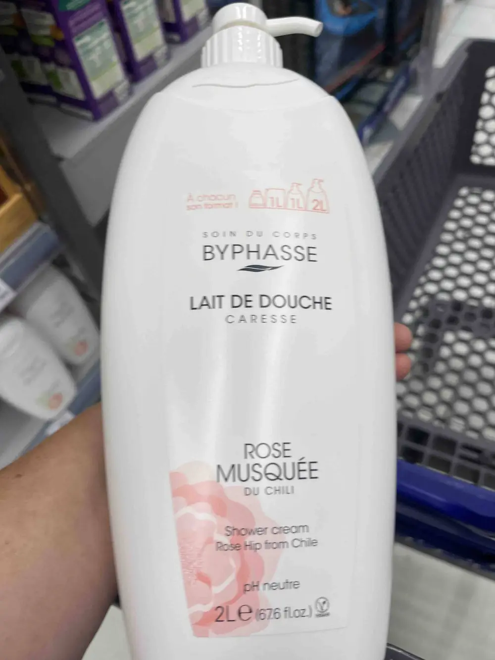 BYPHASSE - Rosé musquée du Chili - Lait de douche caresse