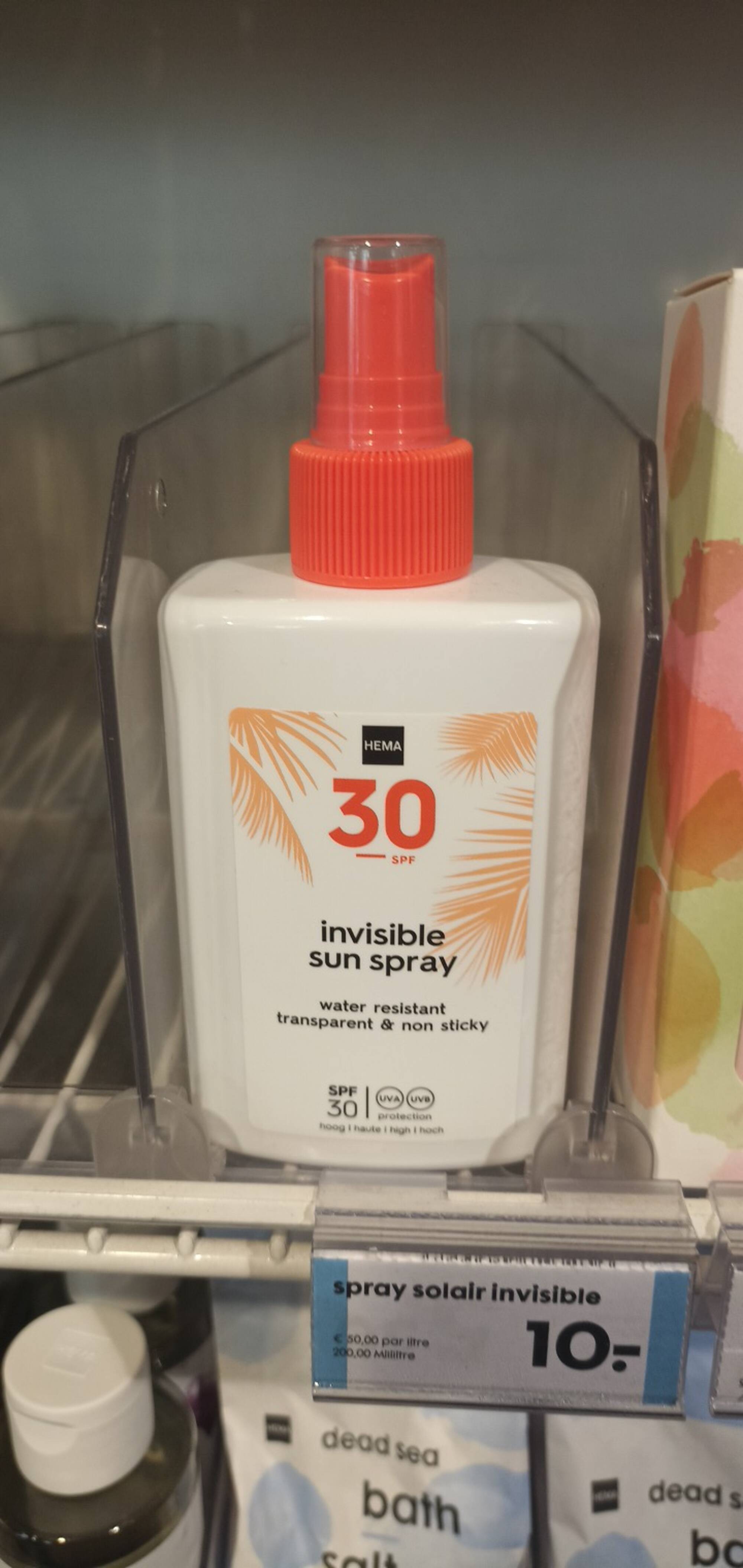 HEMA - Invisible sun spray