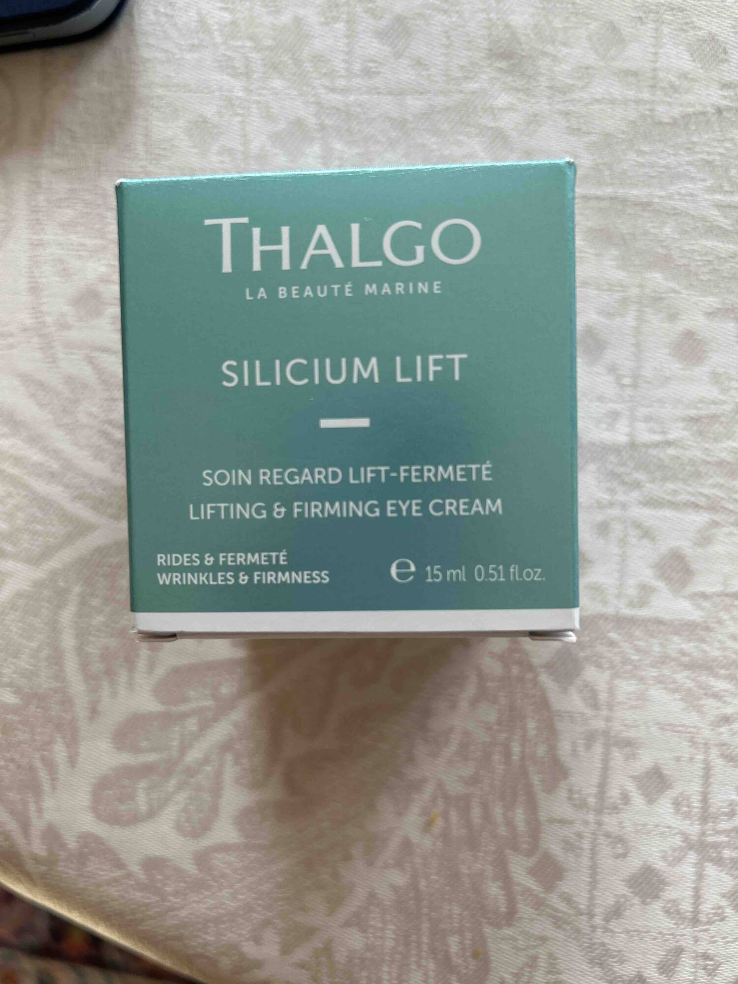 THALCO - Sillicium lift - Soin regard lift-fermeté