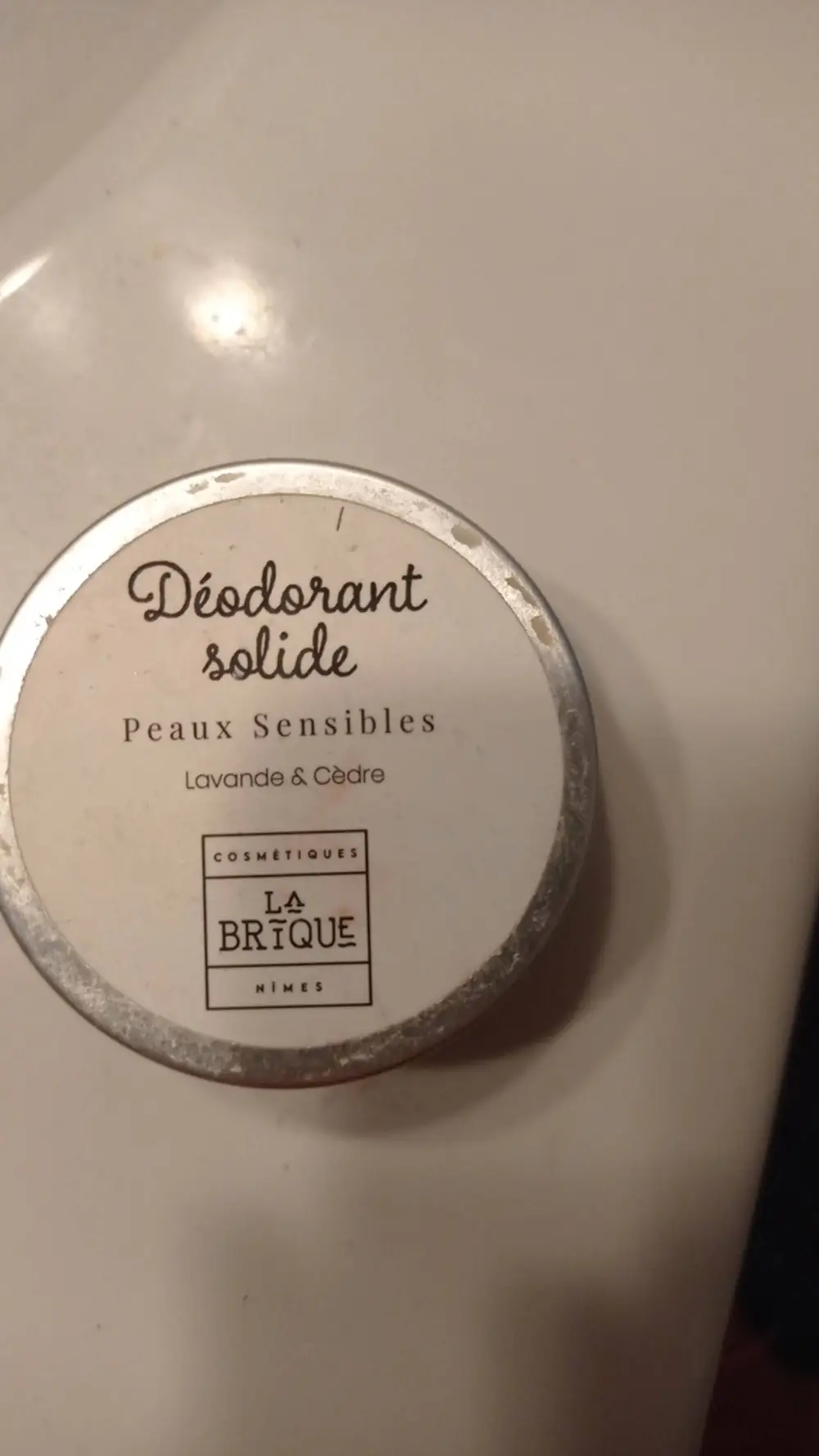 LA BRIQUE - Peaux sensibles - Déodorant solide