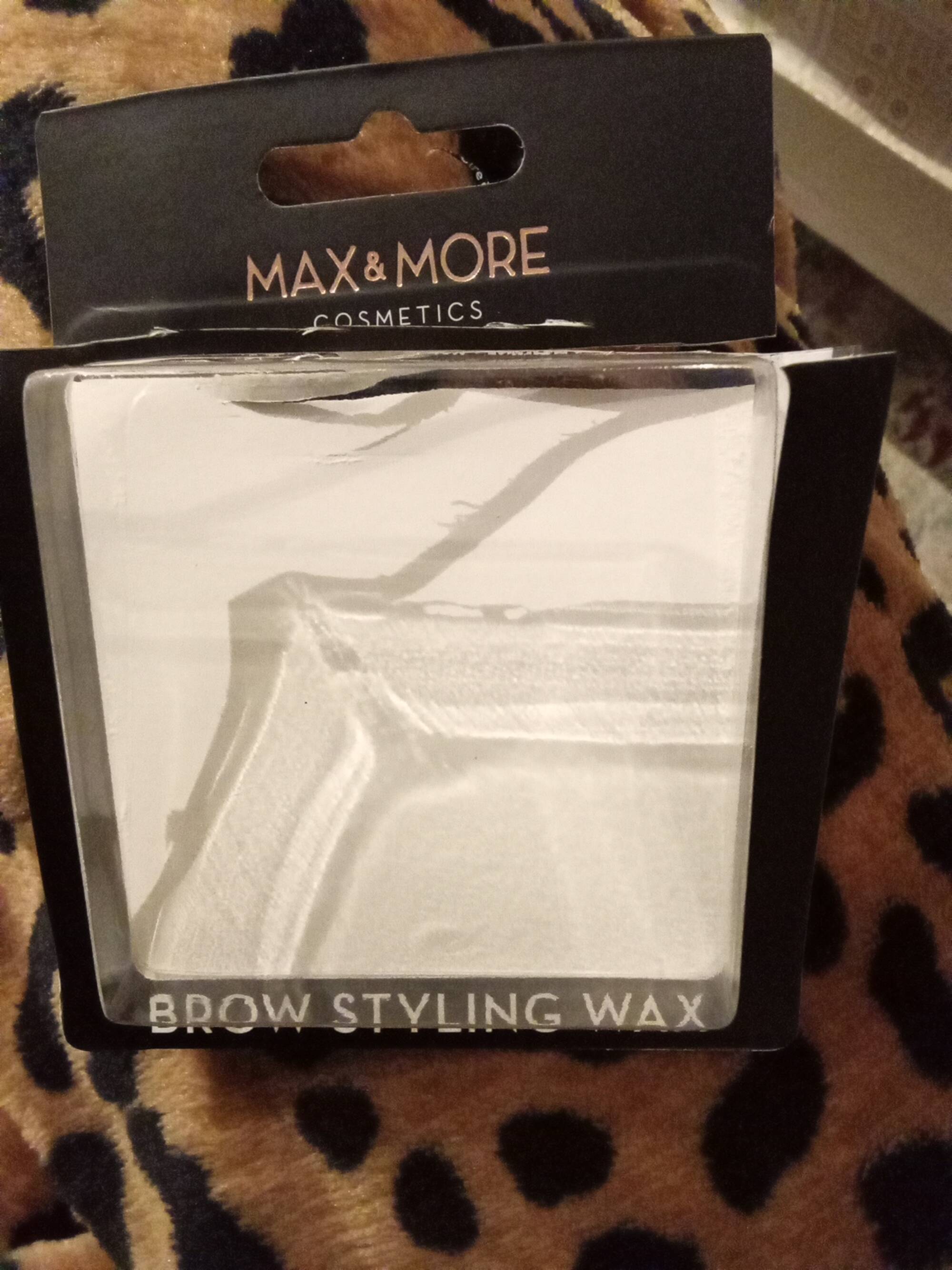 MAX & MORE - Brow styling wax