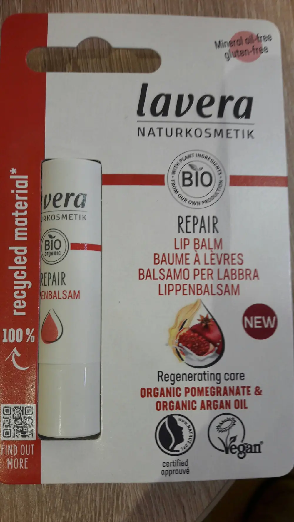 LAVERA - Repair - Baume à lèvres regenerating care