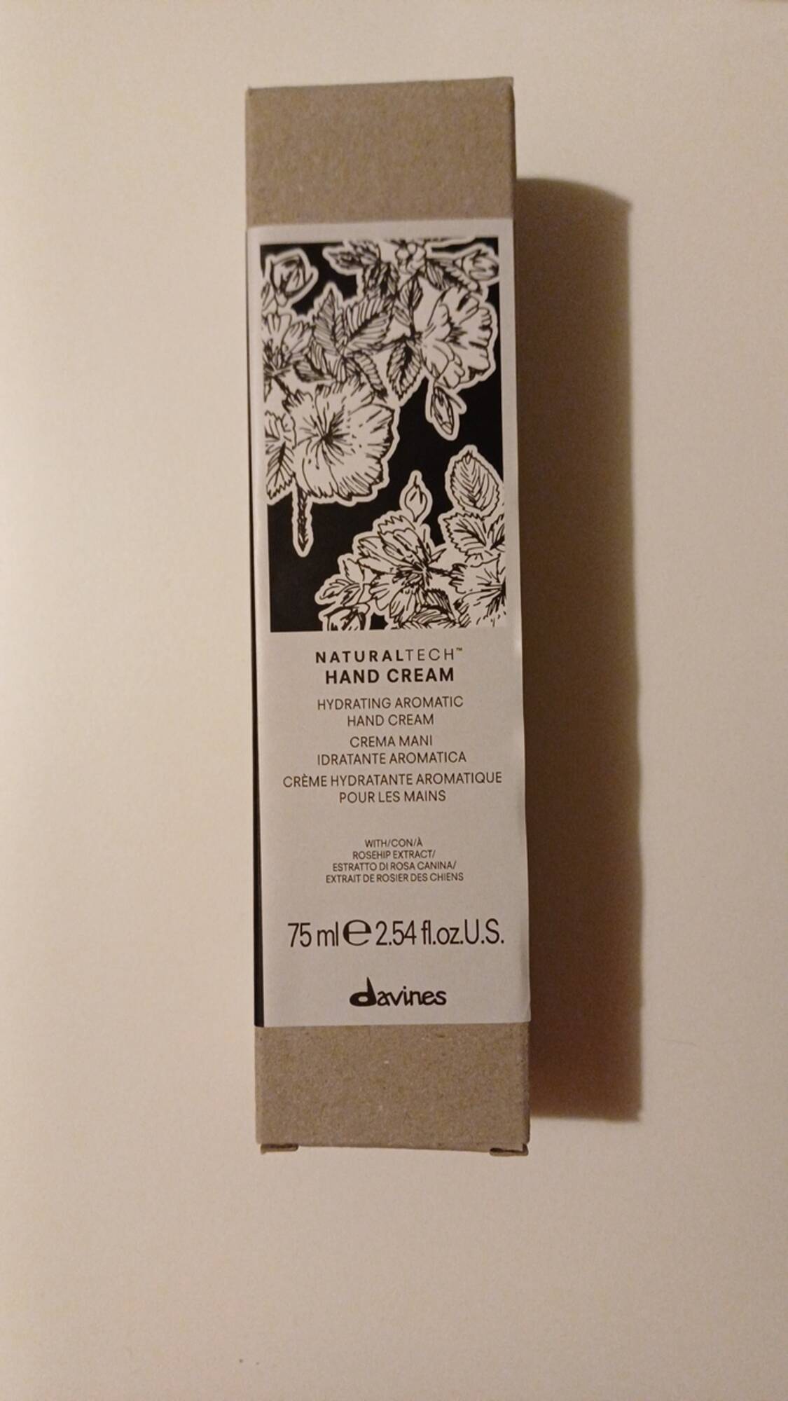 DAVINES - Crème hydratante aromatique pour les mains