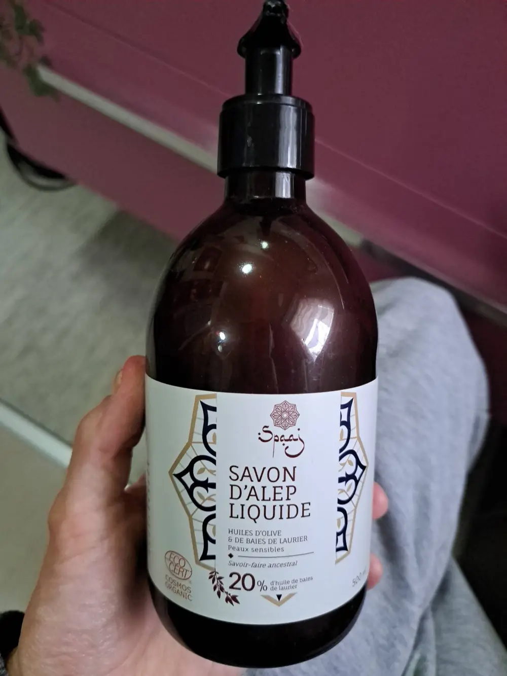 ECOCERT - Savon d'Alep liquide huile d'olive