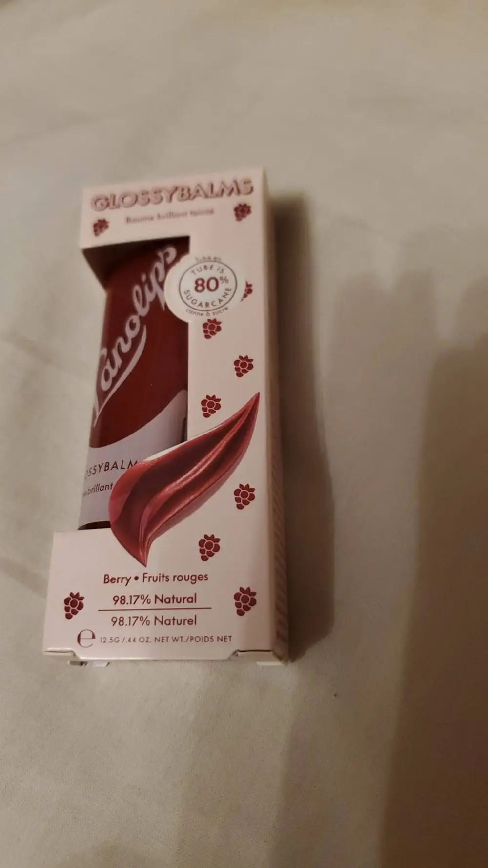 LANOLIPS - Baume brillant teinté fruits rouges