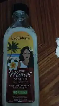 EVOLUDERM - Pur monoï de Tahiti - Huile hydratante