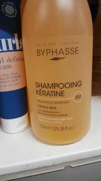 BYPHASSE - Brillance et nutrition - Shampooing kératine 