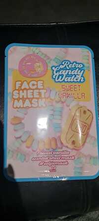 RETRO CANDY WATCH - Face sheet mask sweet vanilla 