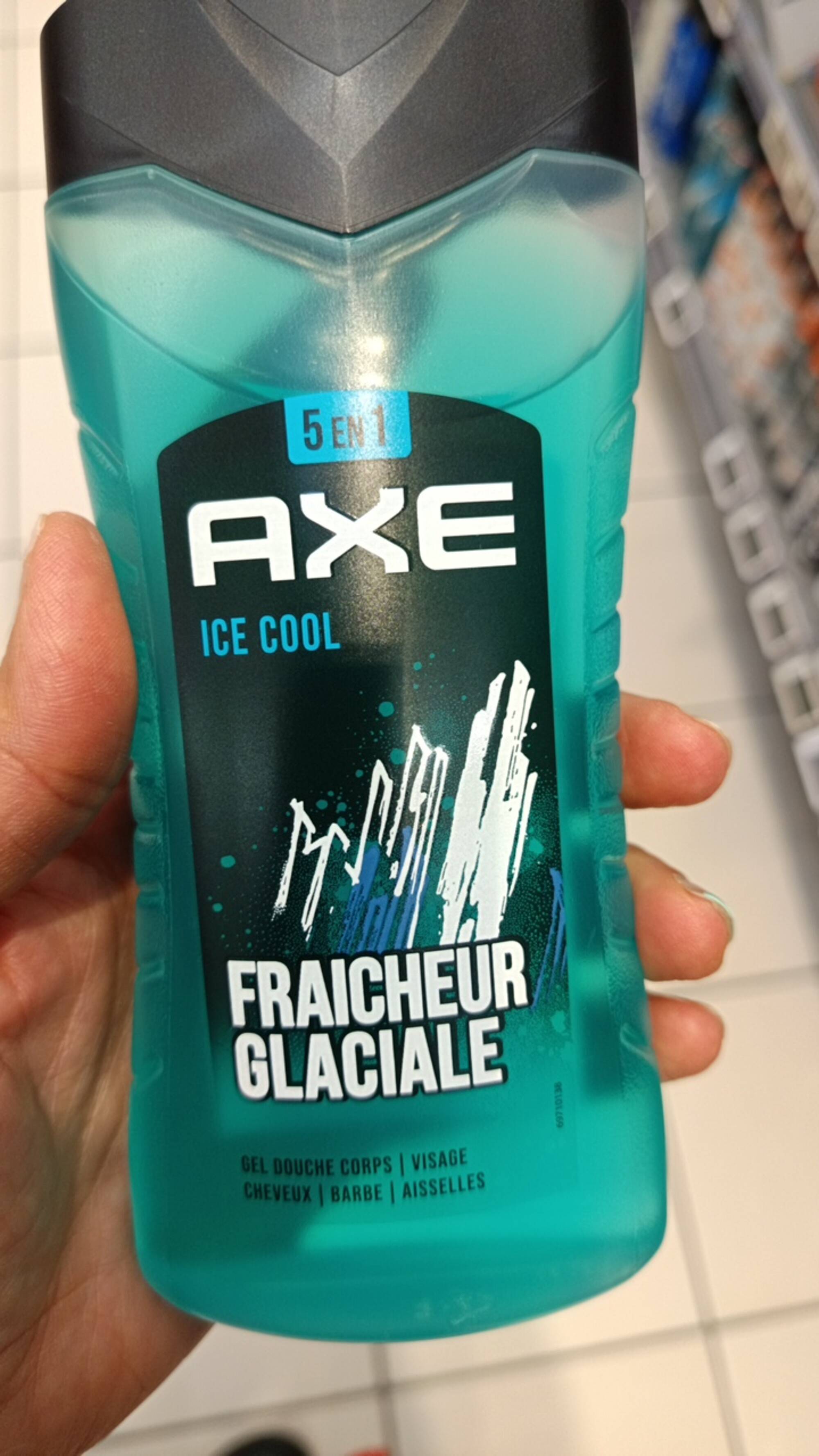 AXE - Ice cool - Gel douche 5 en 1 fraîcheur glaciale