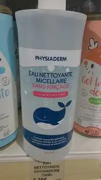 PHYSIADERM - Eau nettoyante micellaire sans rinçage visage & corps bébé