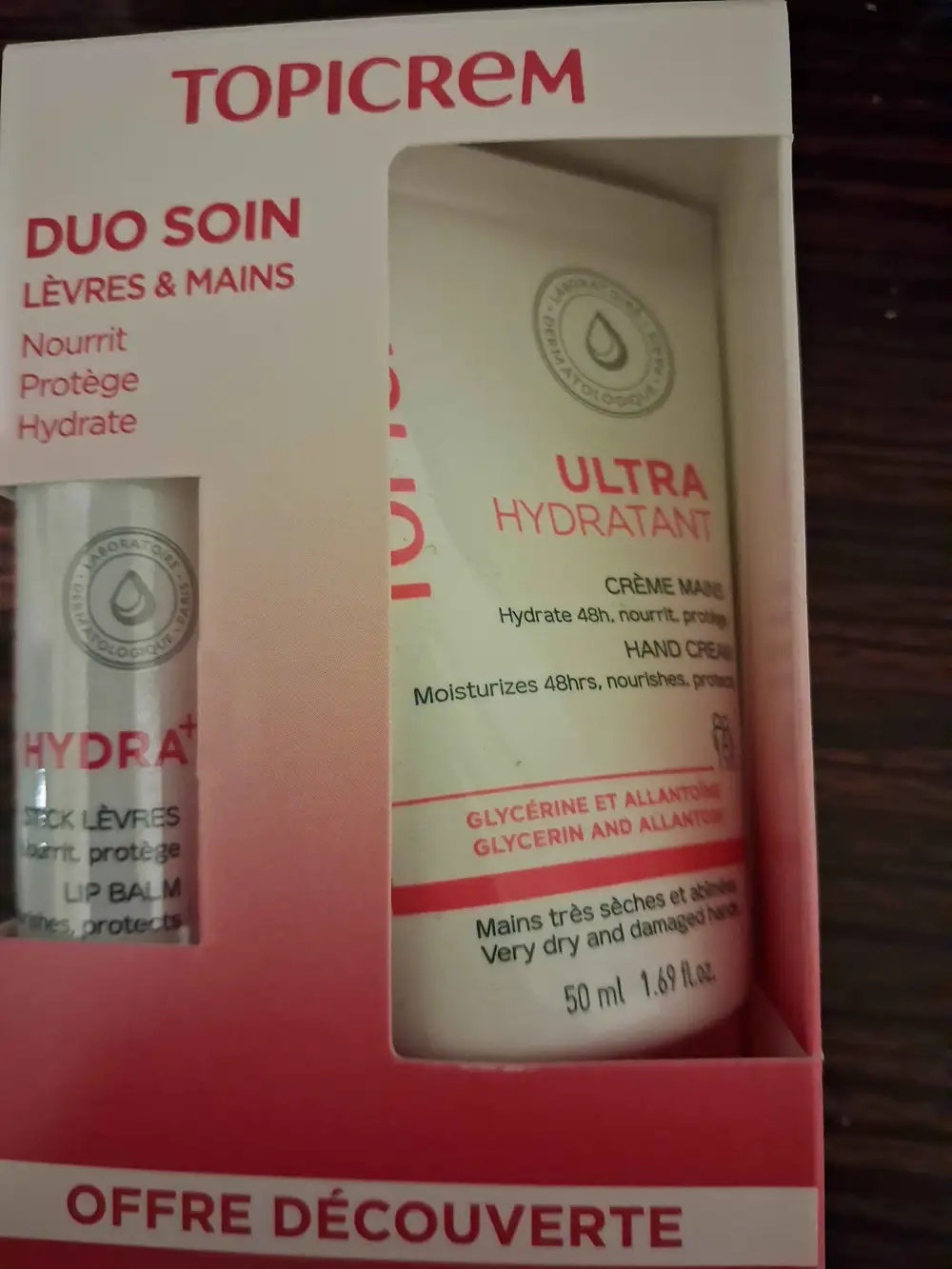 TOPICREM - Duo soin lèvres et mains