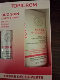 TOPICREM - Duo soin lèvres et mains