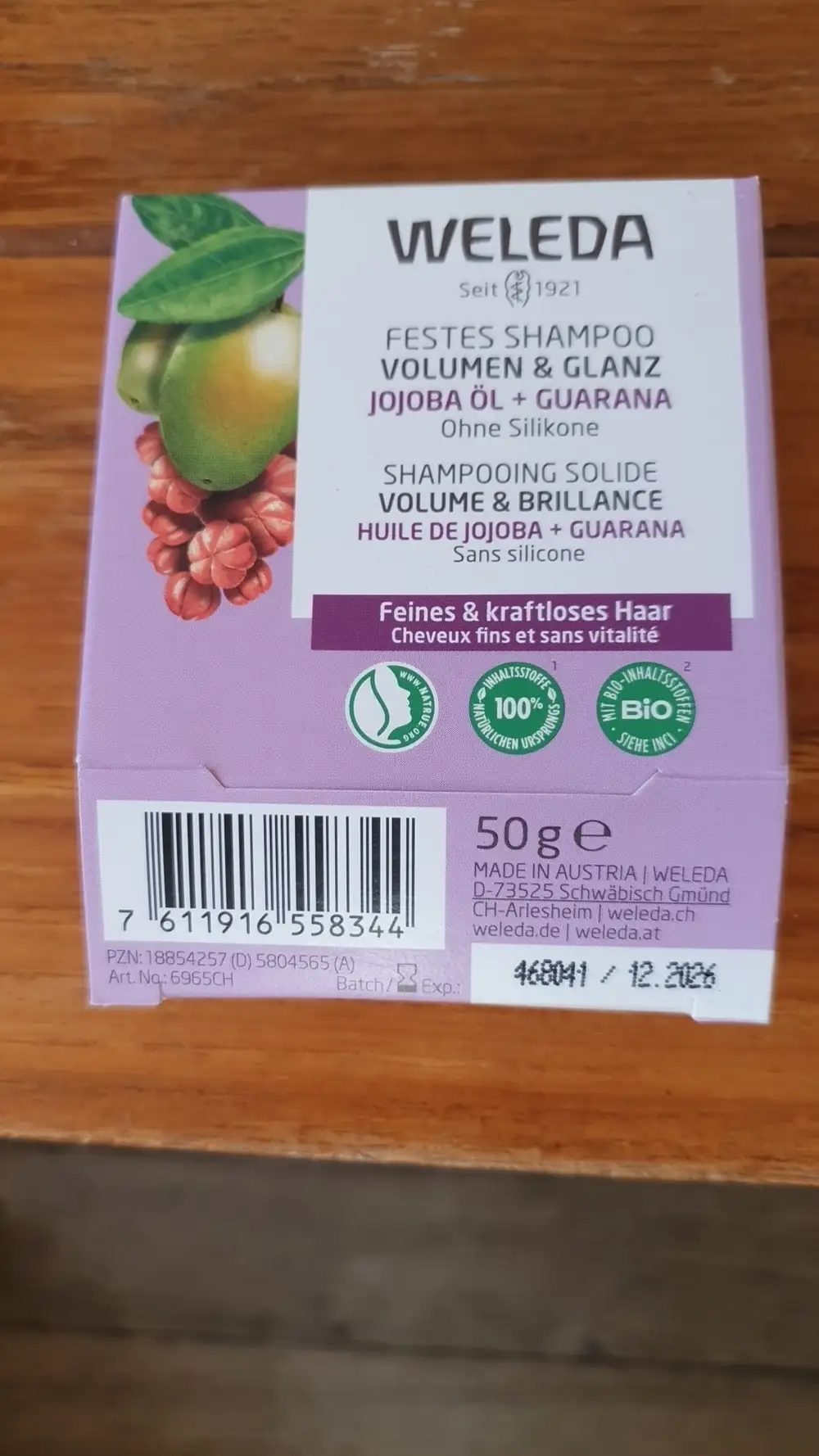 WELEDA - Shampooing solide volume & brillance