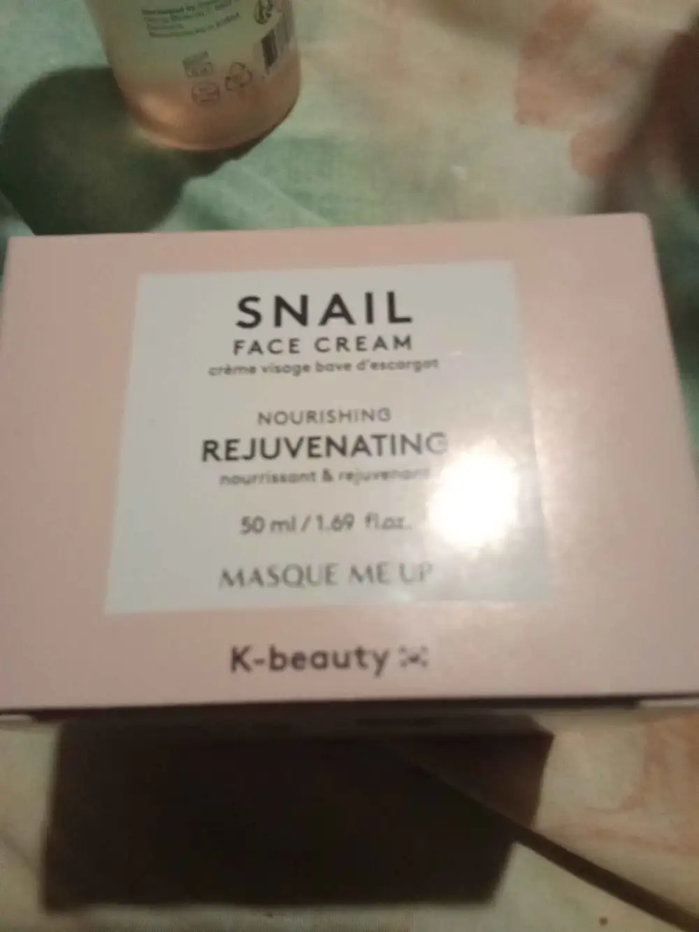 K-BEAUTY - Masque me up - Crème visage bave d'escargot