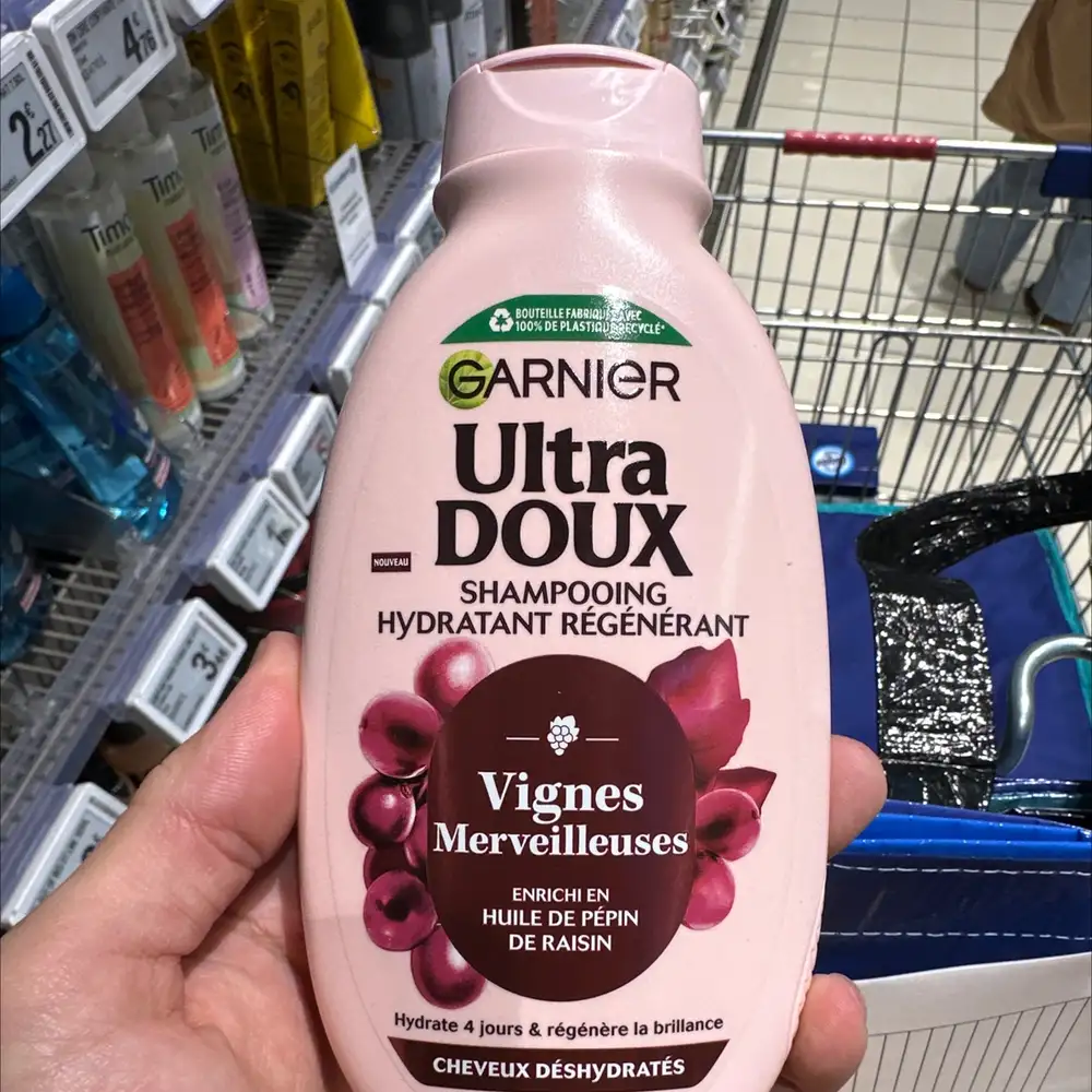 GARNIER - Ultra doux vignes merveilleuses - Shampooing hydratant régénérant