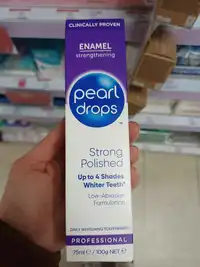 PEARL DROPS - Enamel strong polished - Daily whitening toothpaste