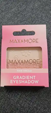 MAX & MORE - Pink dream - Gradient eyeshadow
