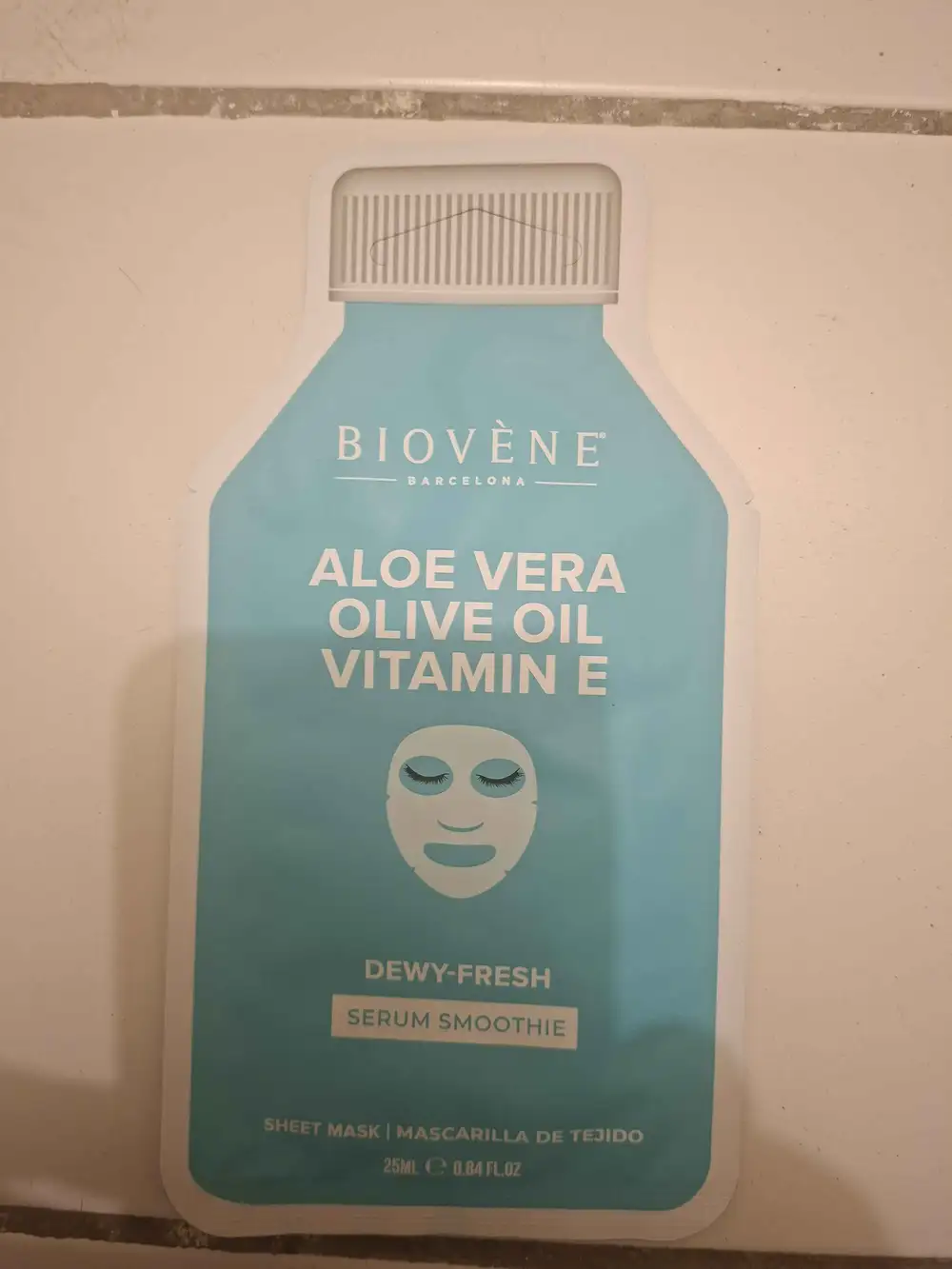 BIOVÈNE - Aloe vera olive oil vitamin E - Sheet mask