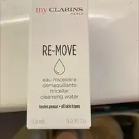 CLARINS - My clarins re-move - Eau micellaire démaquillante