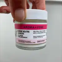 AROMA-ZONE - Crème neutre jeunesse à l'acide hyaluronique
