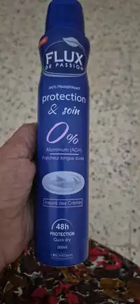 FLUX DE PASSION - Anti-transpirant protection & soin 0%