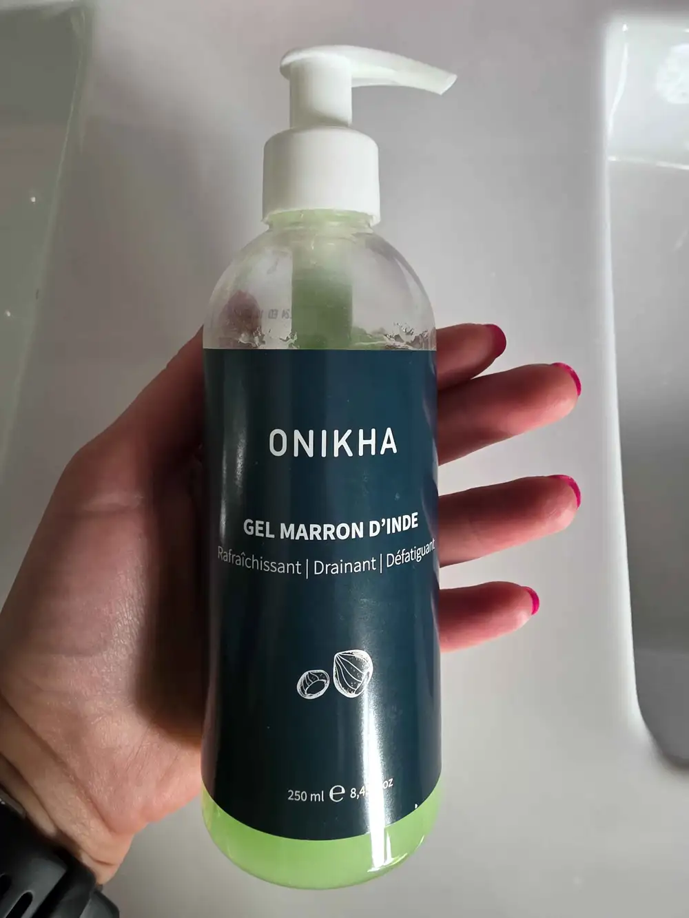 ONIKHA - Gel marron d'Inde 