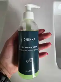 ONIKHA - Gel marron d'Inde 