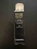 CHANEL - Rouge allure velvet 387 rouge noir