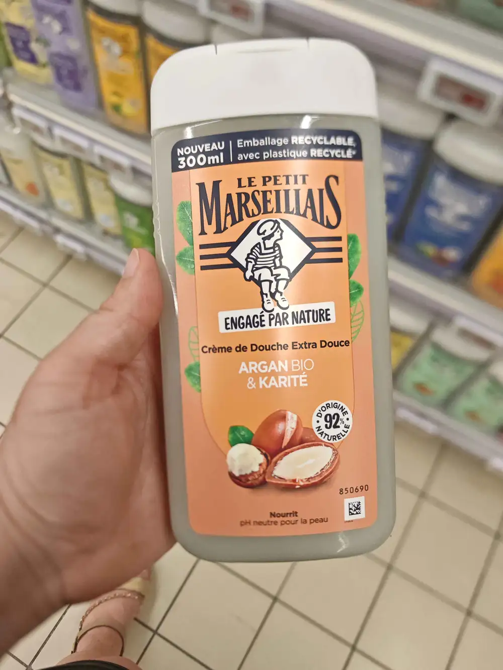 LE PETIT MARSEILLAIS - Argan bio & karité - Crème de douche extra douce